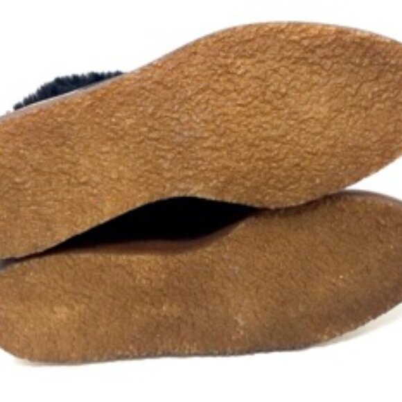 Botkier Winter Faux Fur Trim Gum Sole Women's Boot Brown Leather Upper Size 7 - Picture 7 of 7